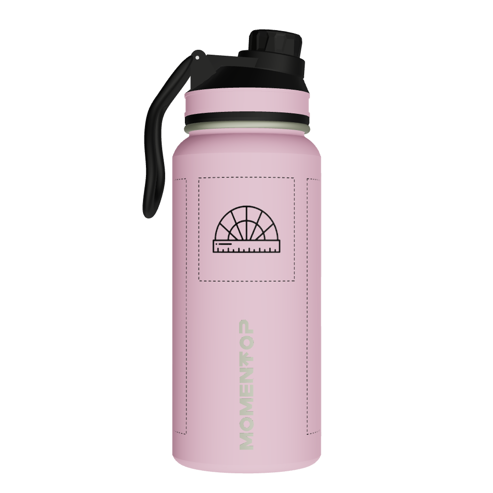 BOTELLA DEPORTIVA DE 32oz MOMENTOP™ | ROSA FRESCO (FRANQUICIADOS) - customized