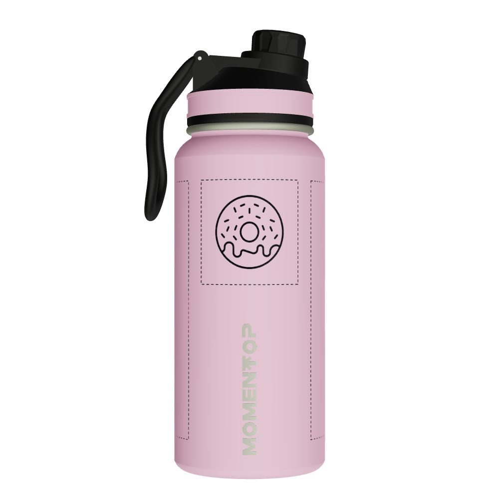 BOTELLA DEPORTIVA DE 32oz MOMENTOP™ | ROSA FRESCO - customized