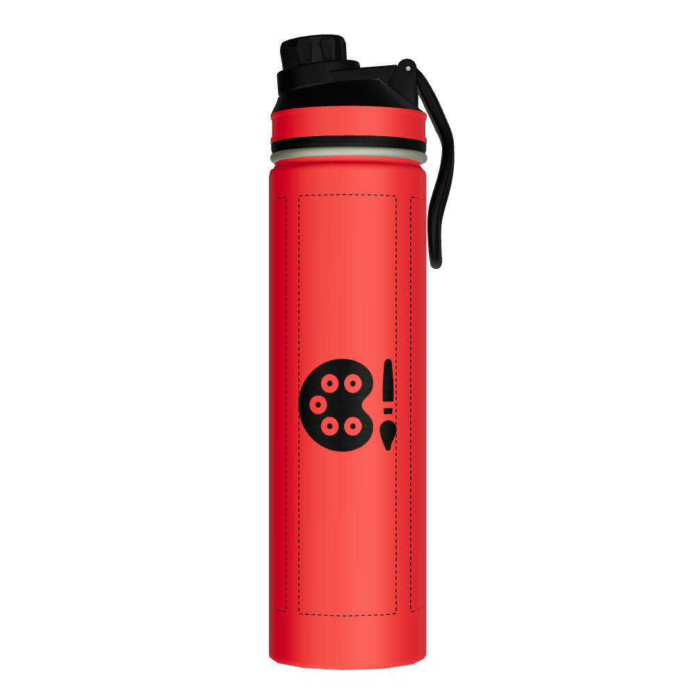 BOTELLA DEPORTIVA DE 22oz MOMENTOP™ | ROJO CEREZA - customized