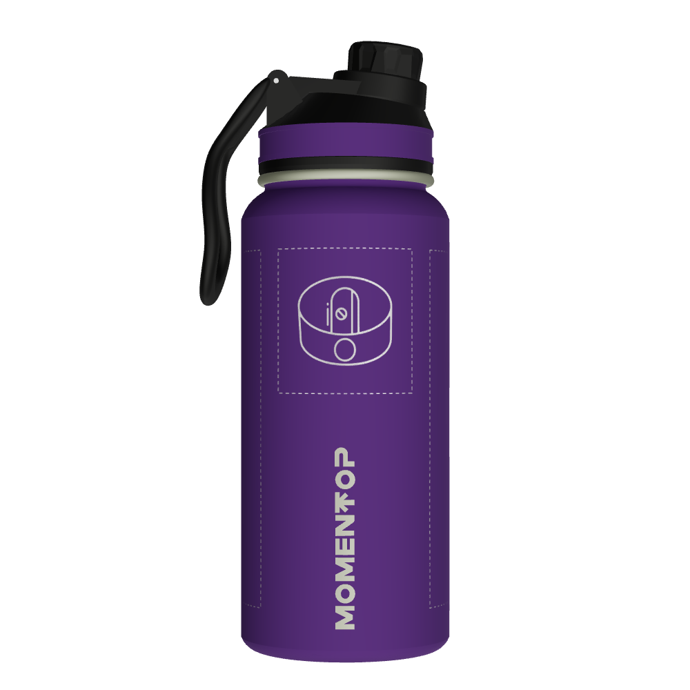 BOTELLA DEPORTIVA DE 32oz MOMENTOP™ | PÚRPURA INTENSO - customized