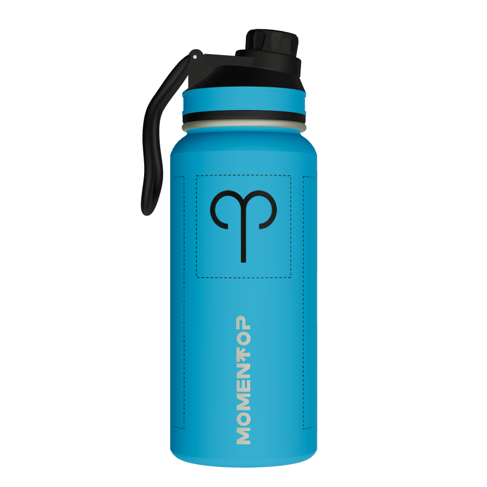 BOTELLA DEPORTIVA DE 32oz MOMENTOP™ | OCÉANO AZUL - customized